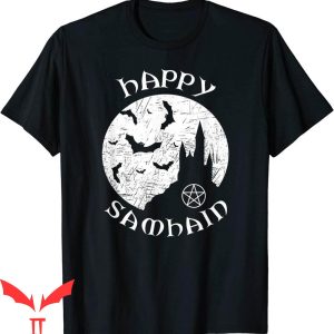 Samhain T-Shirt Wiccan Wicca Pentacle Samhain Witch Celtic