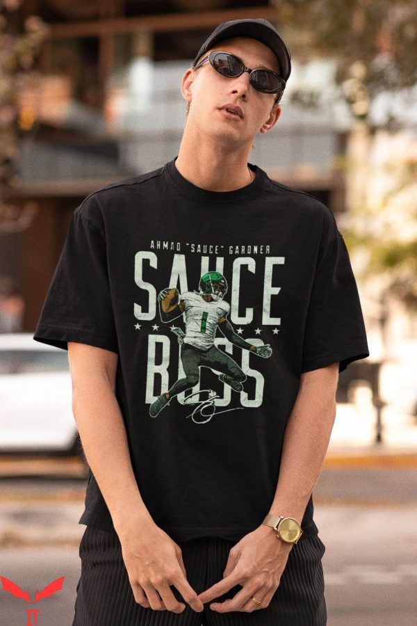 Sauce Gardner T-Shirt Ahmad The Drip New York Jets Boss