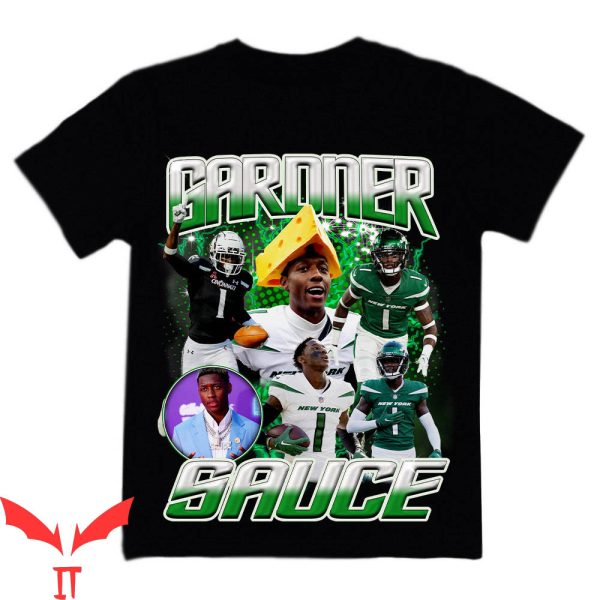 Sauce Gardner T-Shirt Bootleg Jets Football Sports Tee