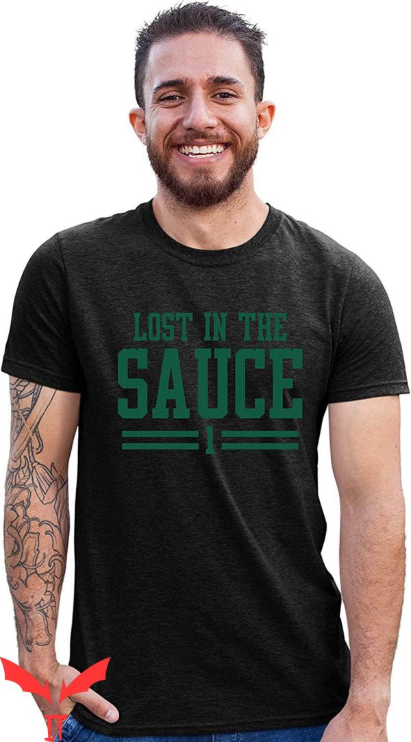 Sauce Gardner T-Shirt Lost In The Sauce Football Sports