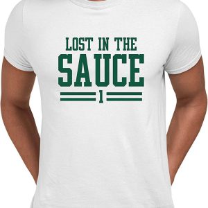 Sauce Gardner T-Shirt Lost In The Sauce Football Sports Tee