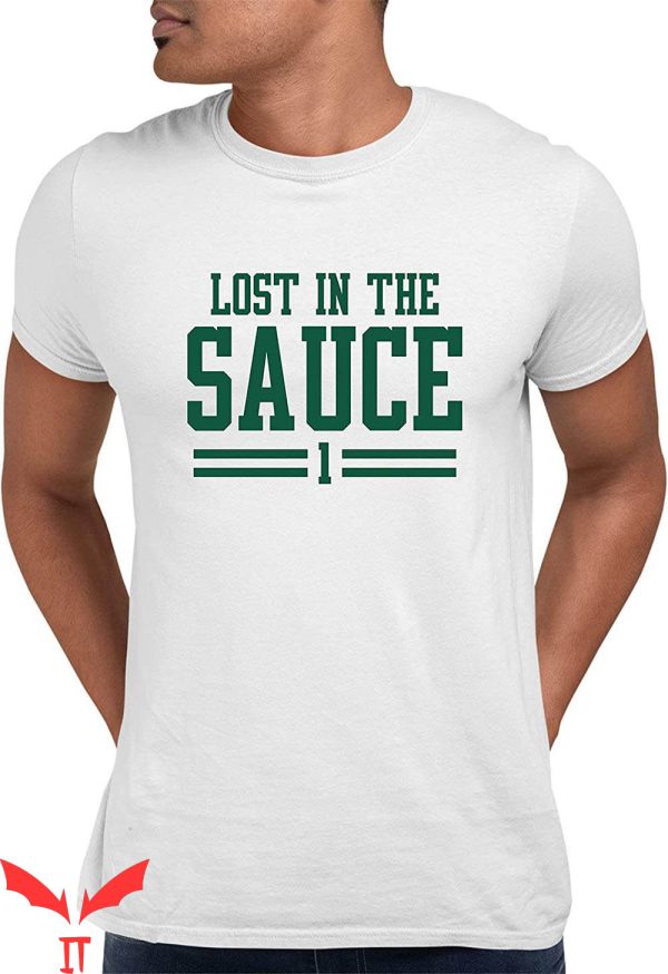 Sauce Gardner T-Shirt Lost In The Sauce Football Sports Tee