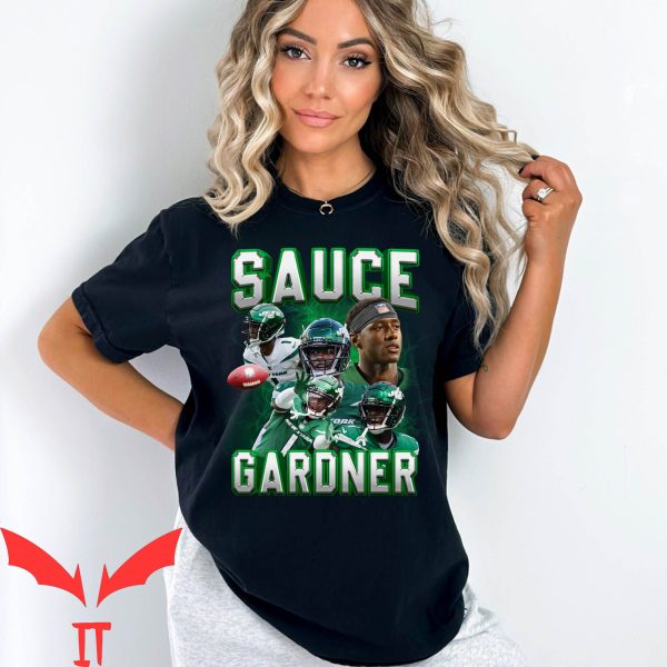 Sauce Gardner T-Shirt Vintage 90s Cornerback Homage Retro