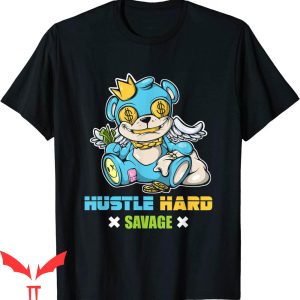 Savage Bear T-Shirt Hip Hop Teddy Bear Hipster NYC Hustle