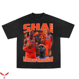 Shai Gilgeous Alexander T-Shirt Basketball Trendy Style Tee