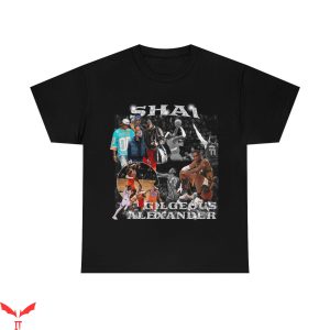 Shai Gilgeous Alexander T-Shirt Vintage Basketball Cool Tee