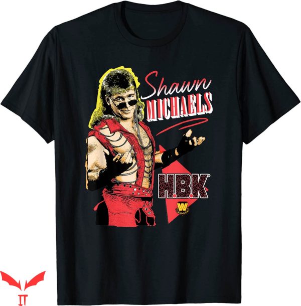Shawn Michaels T-Shirt HBK WWE Superstar Wrestlers Vintage