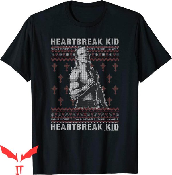 Shawn Michaels T-Shirt WWE Christmas Sweater Heartbreak