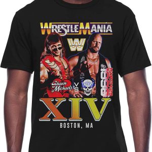 Shawn Michaels T-Shirt WWE Superstar Wrestlers Stone Cold