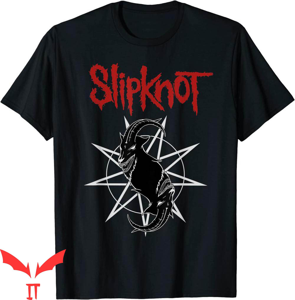 Slipknot Iowa T-Shirt Slipknot Goat Star Logo Tee Shirt