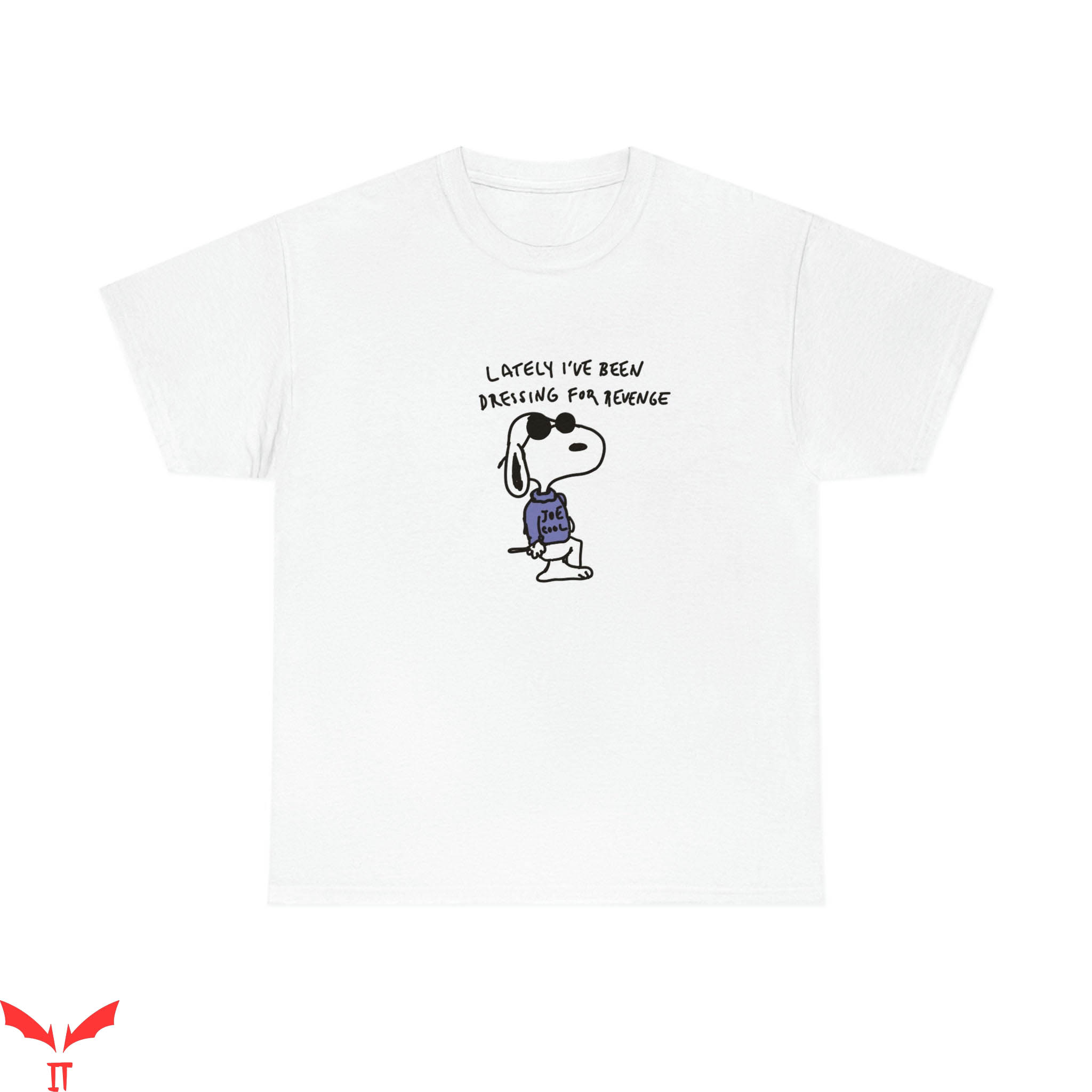 Snoopy Joe Cool T Shirt Dressing For Revenge Snoopy Tee