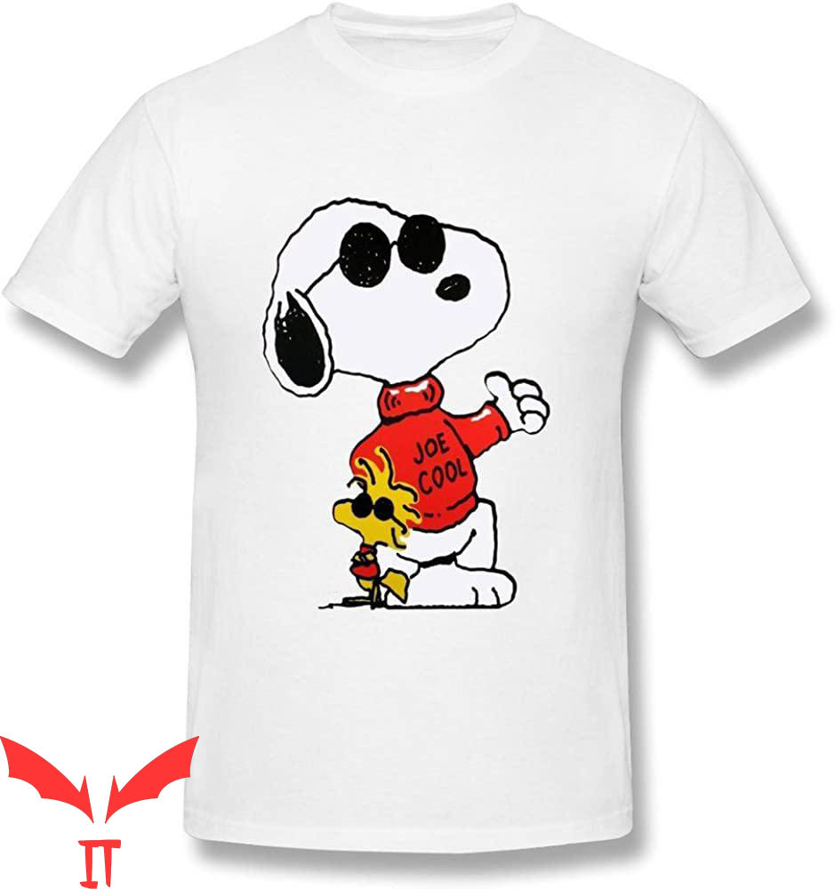 kollidere For tidlig højdepunkt Snoopy Joe Cool T-Shirt Trendy Peanuts Cartoon Tee Shirt