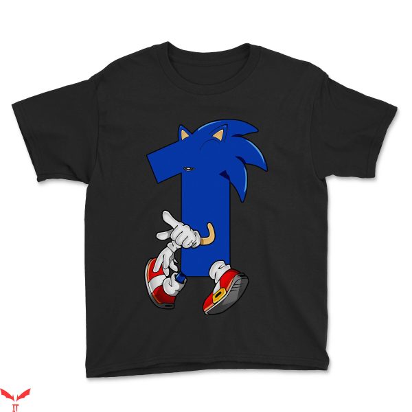 Sonic Birthday T-Shirt Inspired By Sonic 1st Birthday Tee