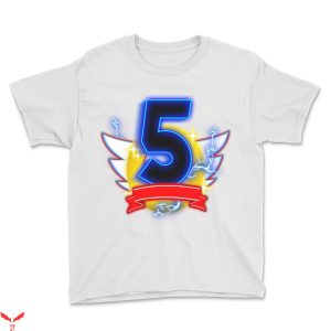 Sonic Birthday T-Shirt Inspired By Sonic 5th Birthday Cool