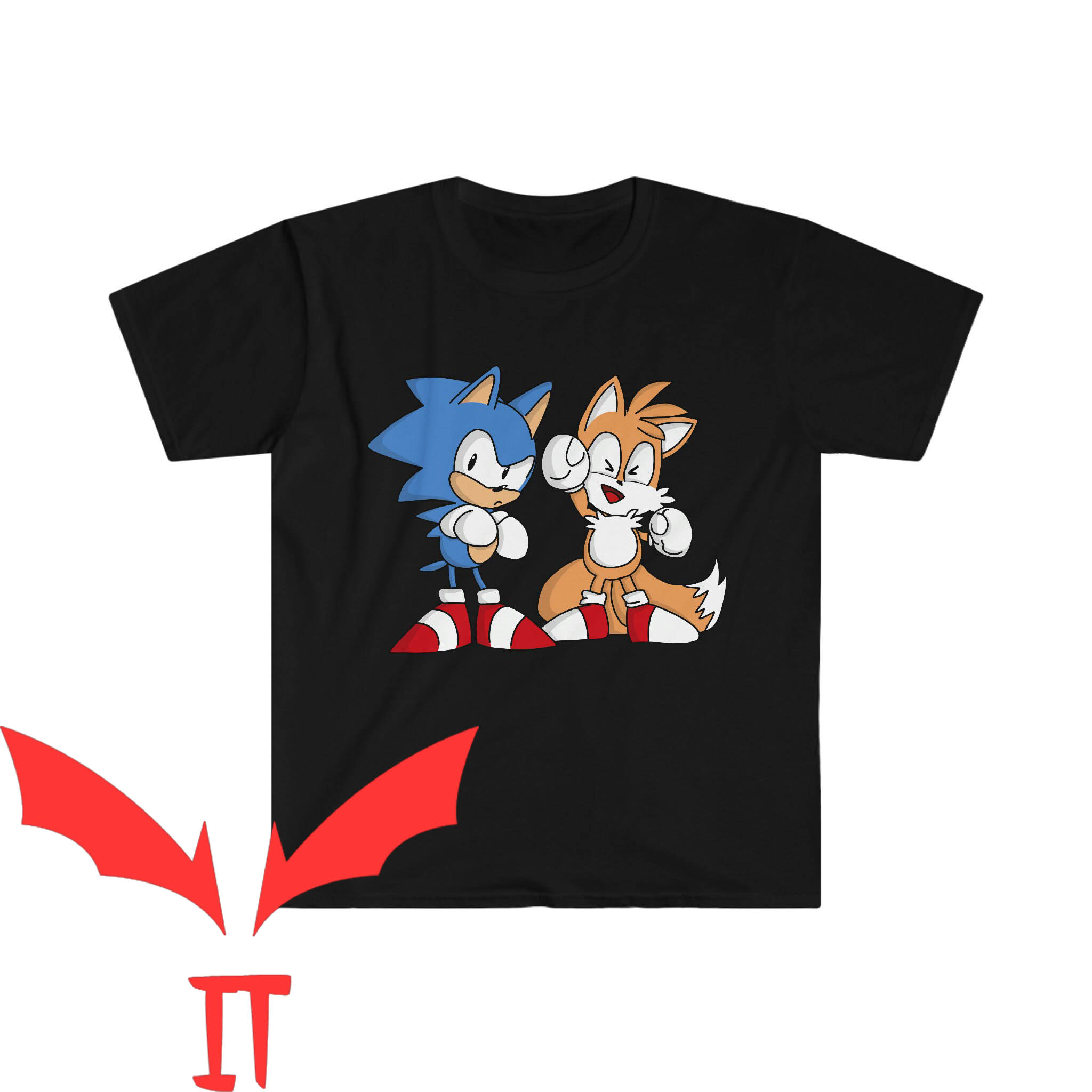 Sonic Birthday T-Shirt Sonic And Tails Retro Gaming Tee
