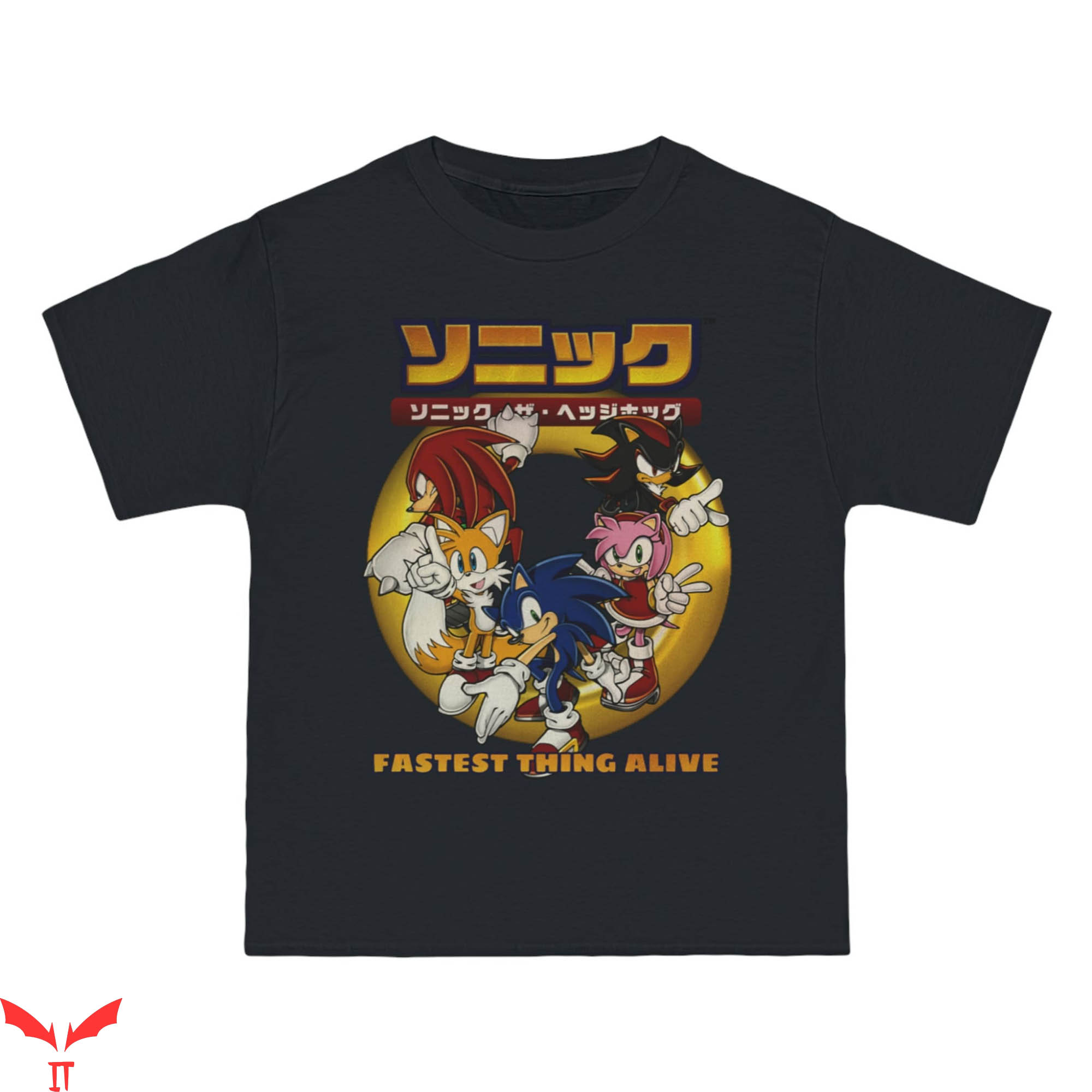 Sonic Birthday T-Shirt Sonic The Hedgehog Japanese Retro