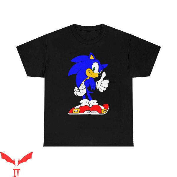 Sonic Birthday T-Shirt Sonic The Hedgehog Thumbs Up