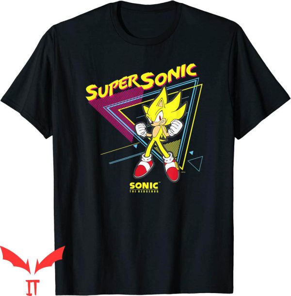 Sonic Birthday T-Shirt Super Sonic Retro Trendy Tee Shirt