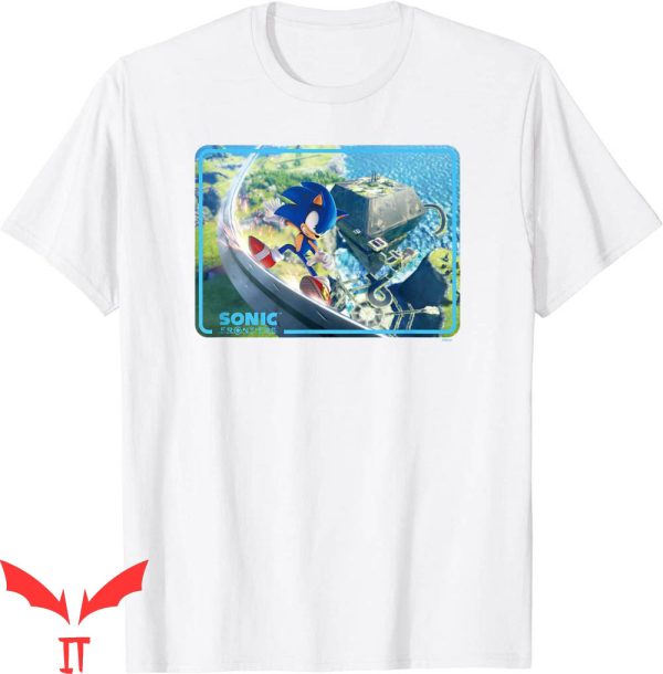Sonic The Hedgehog Birthday T-Shirt Frontiers Cover Art