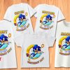 Sonic The Hedgehog Birthday T-Shirt Iron On Transfer Family