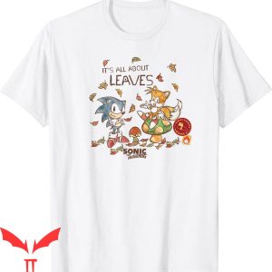 Sonic The Hedgehog Birthday T-Shirt It’s All About Leaves