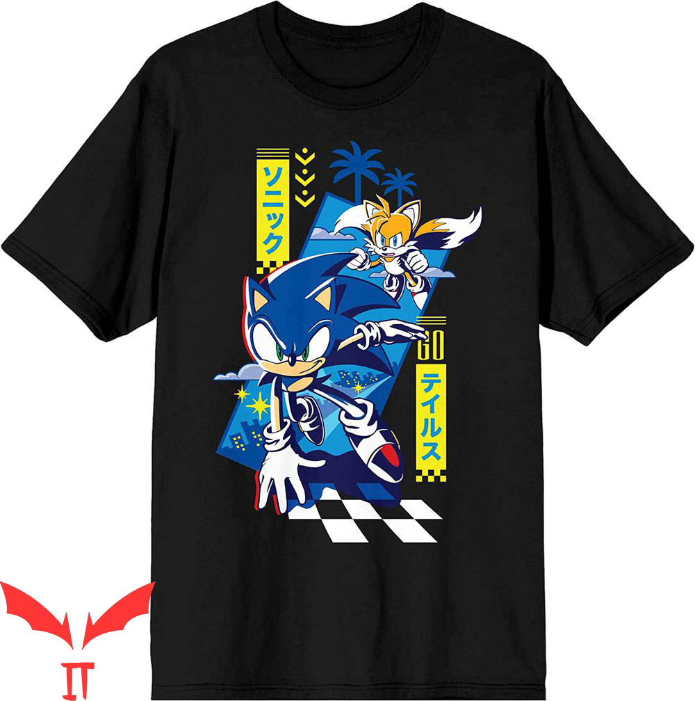 Sonic The Hedgehog Birthday T-Shirt Modern Sonic And Tails