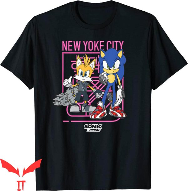 Sonic The Hedgehog Birthday T-Shirt Prime New Yoke City