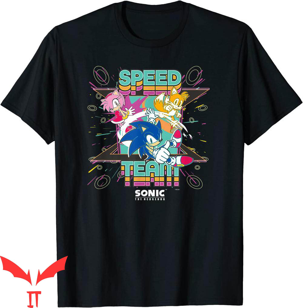 Sonic The Hedgehog Birthday T-Shirt Sonic And Friends Speed