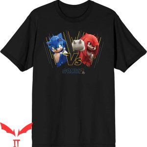 Sonic The Hedgehog Birthday T-Shirt Sonic Vs Knuckles