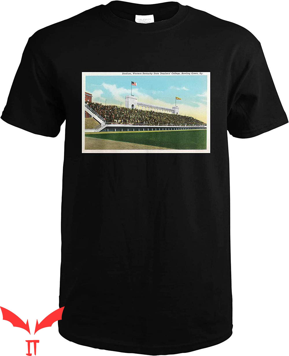 Stadium Green T-Shirt Bowling Western Kentucky State Stadium Stadium Green T-Shirt Bowling Western Kentucky State Stadium