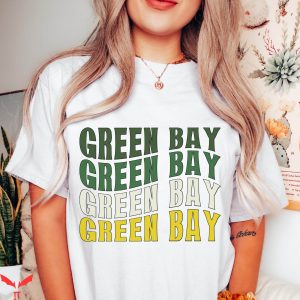 Stadium Green T-Shirt Green Bay Packers Retro Football Tee