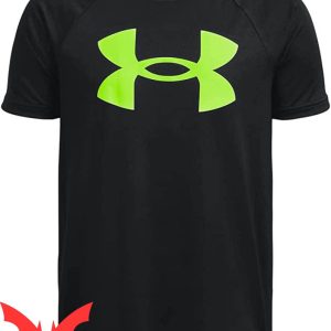 Stadium Green T-Shirt Under Armour Boys’ Tech Big Logo