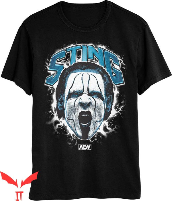 Sting WCW T-Shirt AEW All Elite Wrestling Sting Tee