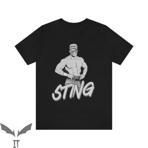 Sting WCW T-Shirt Retro Style Surfer Sting Pro Wrestling