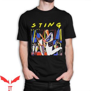 Sting WCW T-Shirt Sting Vintage Rock Trendy Style Tee