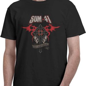 Sum 41 T-Shirt Sum 41 13 Voices Skull In Fire T-Shirt