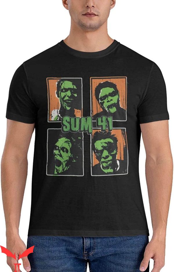 Sum 41 T-Shirt Sum 41 Crazy Monster Portrait T-Shirt