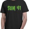 Sum 41 T-Shirt Sum 41 Green Artwork Creative T-Shirt