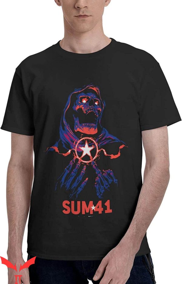 Sum 41 T-Shirt Sum 41 Skull Death Staring T-Shirt