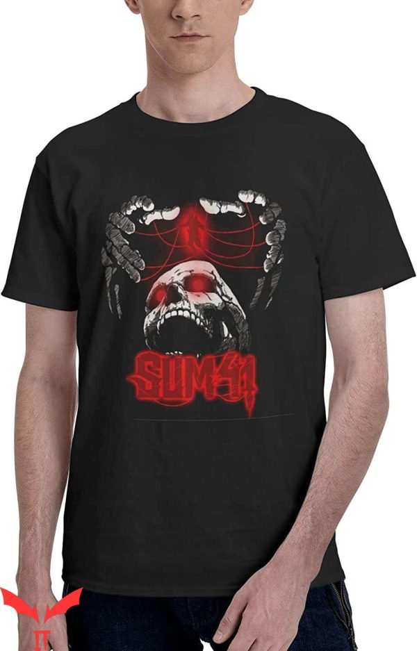Sum 41 T-Shirt Sum 41 Skull Red Eyes T-Shirt