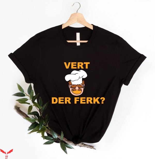 Swedish Chef T-Shirt Vert Der Ferk 80s Classic Movie Tee