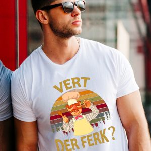Swedish Chef T-Shirt Vert Der Ferk Funny The Muppet Show