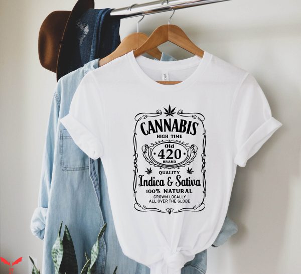 T 420 T-Shirt Cannabis Weed Marijuana Leaf Lover Tee