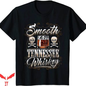 Tennessee Whiskey T-Shirt Glass Men Skull Grunge Vintage