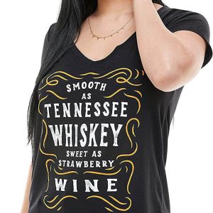 Tennessee Whiskey T-Shirt Trails Smooth As Tennessee Whisky