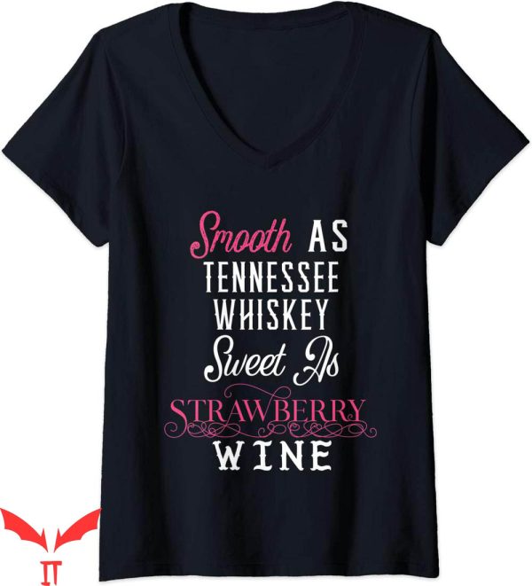 Tennessee Whiskey T-Shirt Womens Smooth As Tennessee