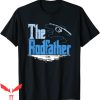 The Rodfather T-Shirt Funny Fishing Parody Trendy Cool Meme