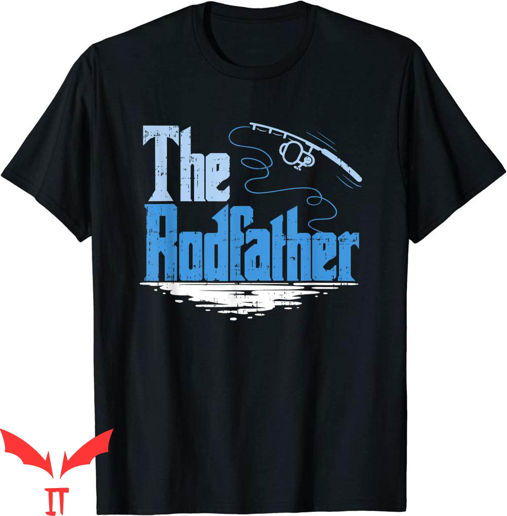 The Rodfather T-Shirt Funny Fishing Parody Trendy Cool Meme