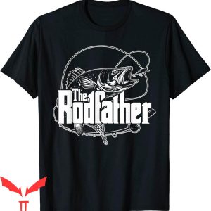 The Rodfather T-Shirt Funny Parody Fishing Trendy Tee