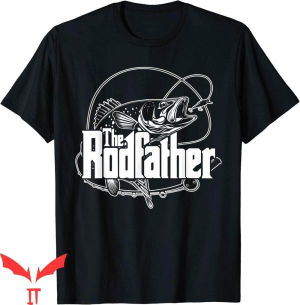 The Rodfather T-Shirt Funny Parody Fishing Trendy Tee